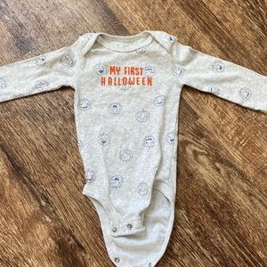 My First Halloween long sleeved onesie